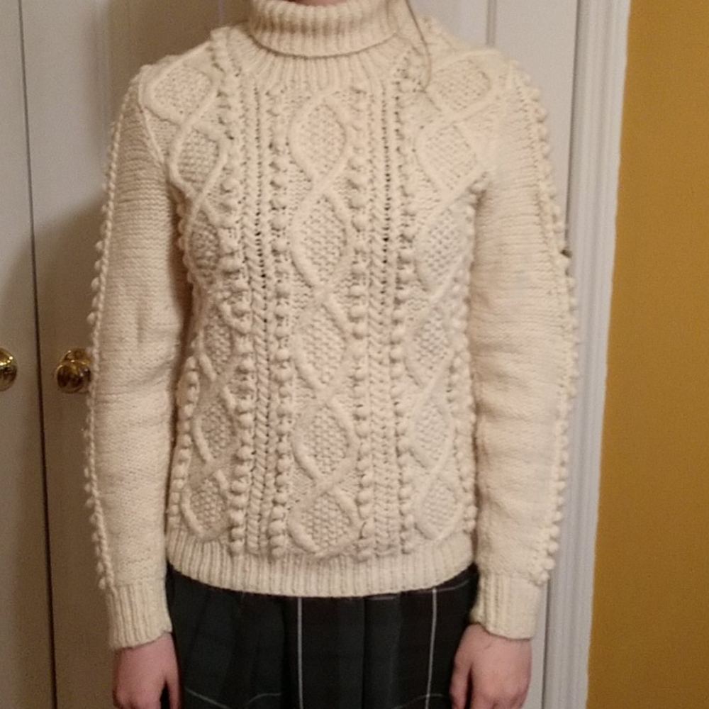 Vintage Handmade SKI Sweater 1980's